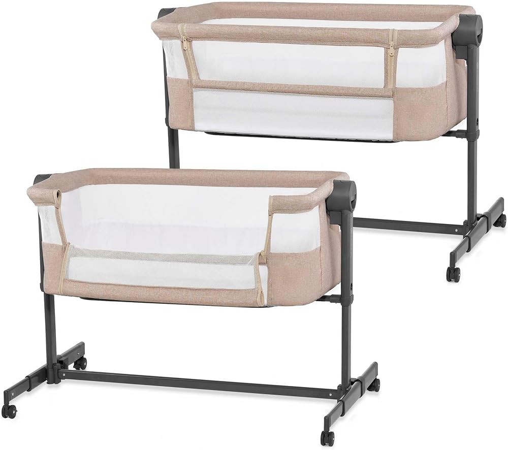 Kinderkraft Nestee Up2, un'altra culla co-sleeping del confronto, accanto a Maxi-Cosi Iora Air